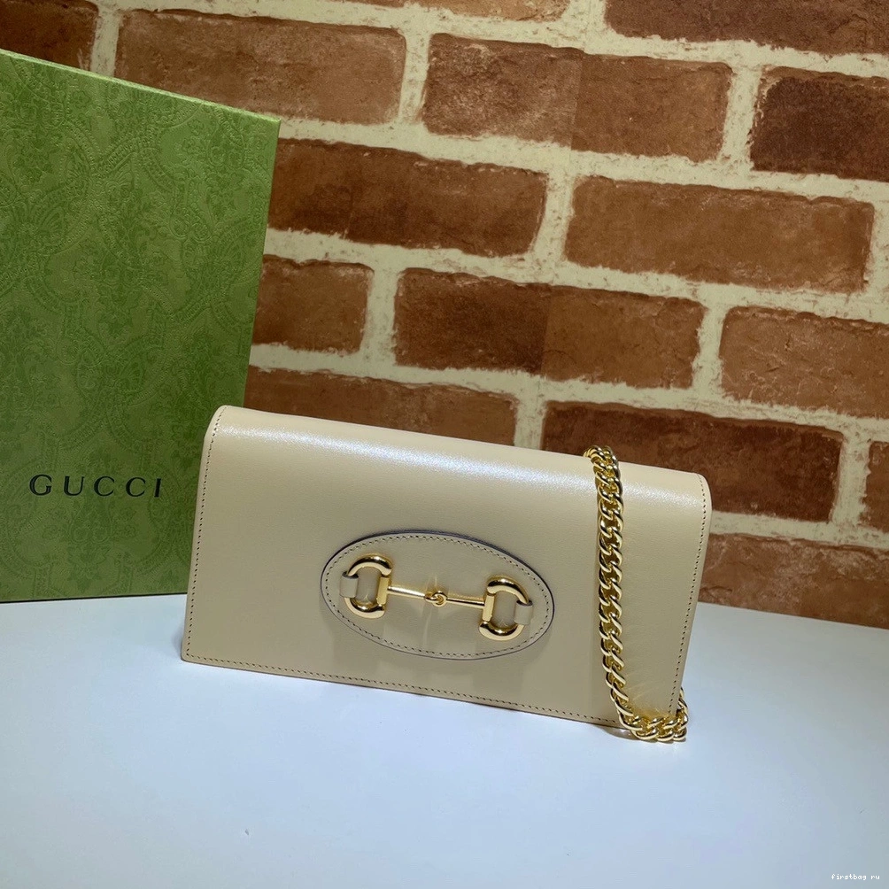 First bag ru Chain Gucci Wallet 0727
